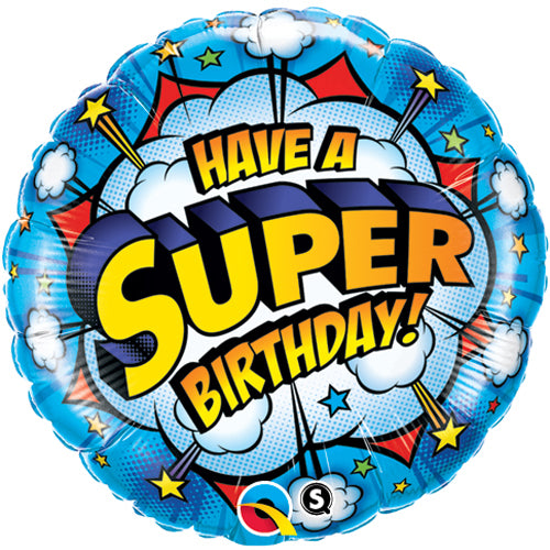Have A Super Birthday Foil Balloon