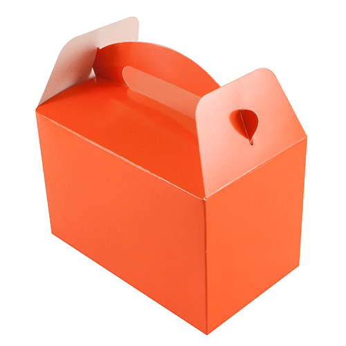 6 Orange Party Boxes