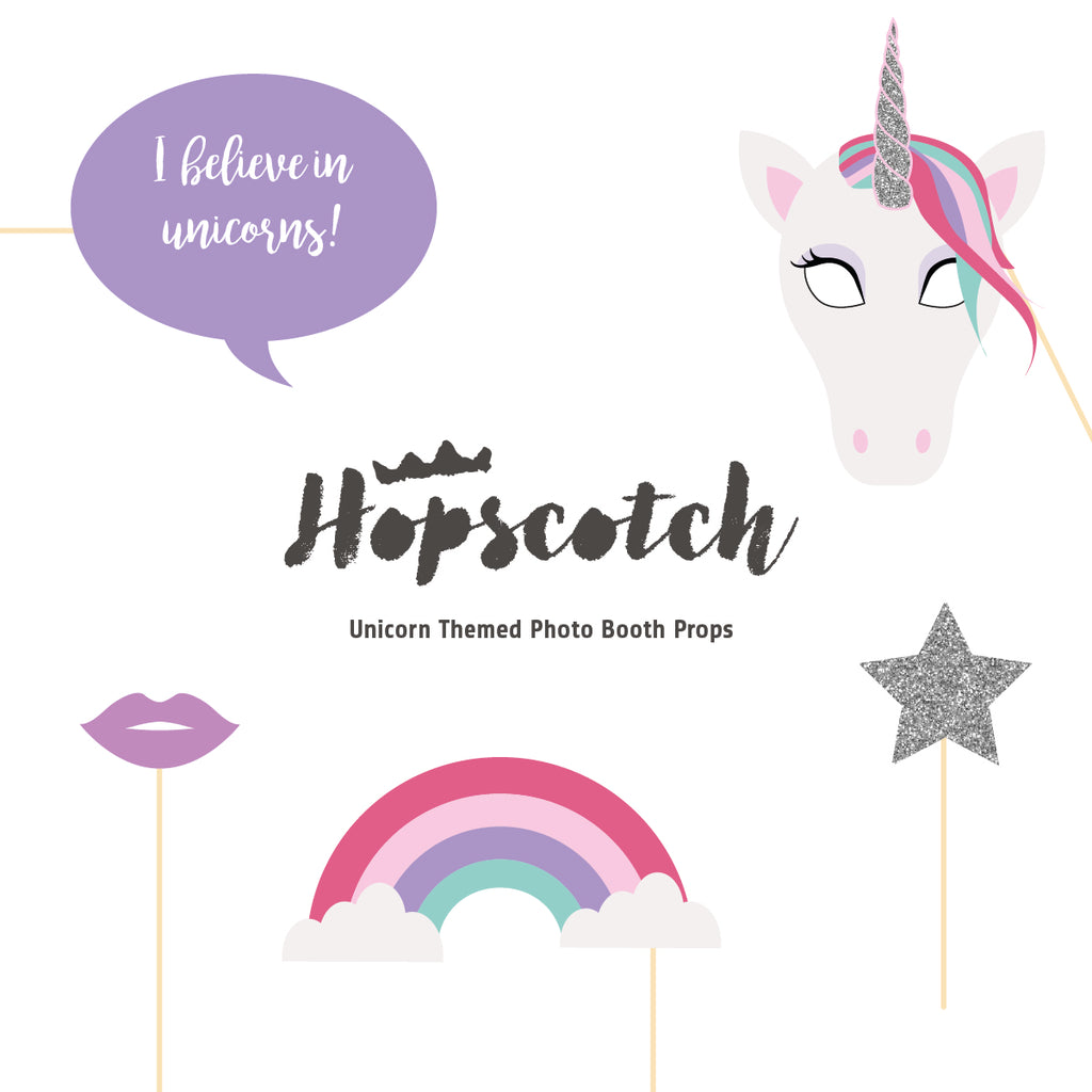 Unicorn Photo Booth Props -Download