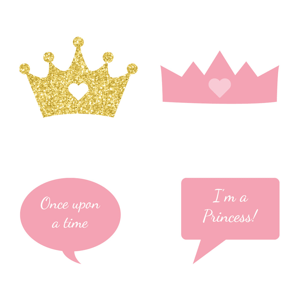 Princess Photo Booth Props -Download