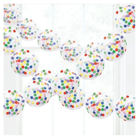 Bright Confetti Balloon Garland