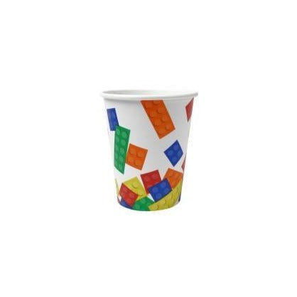 8 Brick Paper Cups
