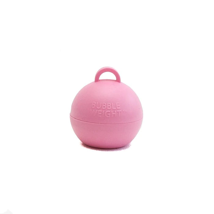 Pink bubble balloon weight
