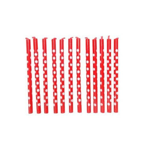 Red Spotty Candles